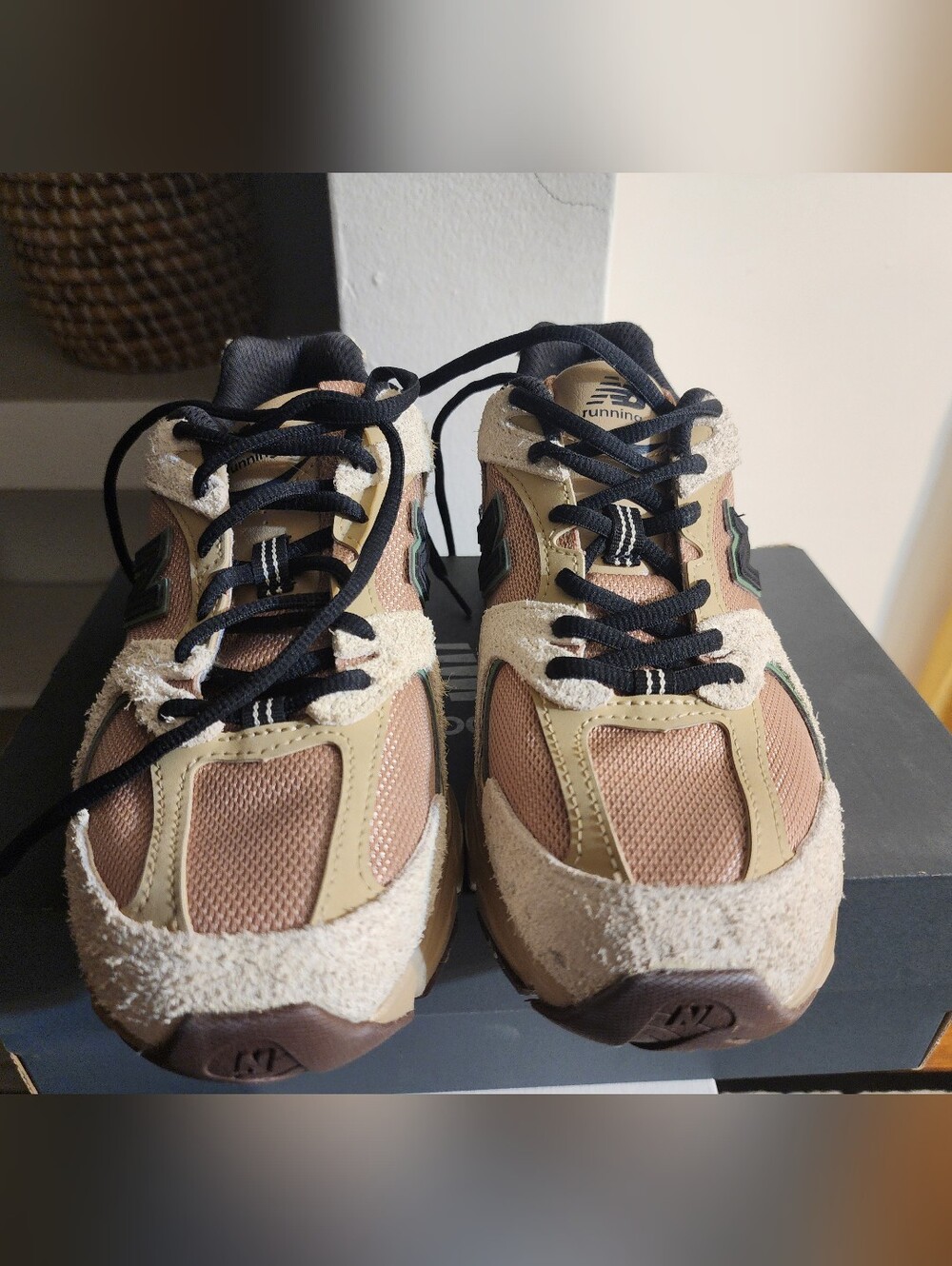 New Balance 530 Brown, Tan & Cream Trail Sneakers - Picture 2 of 4